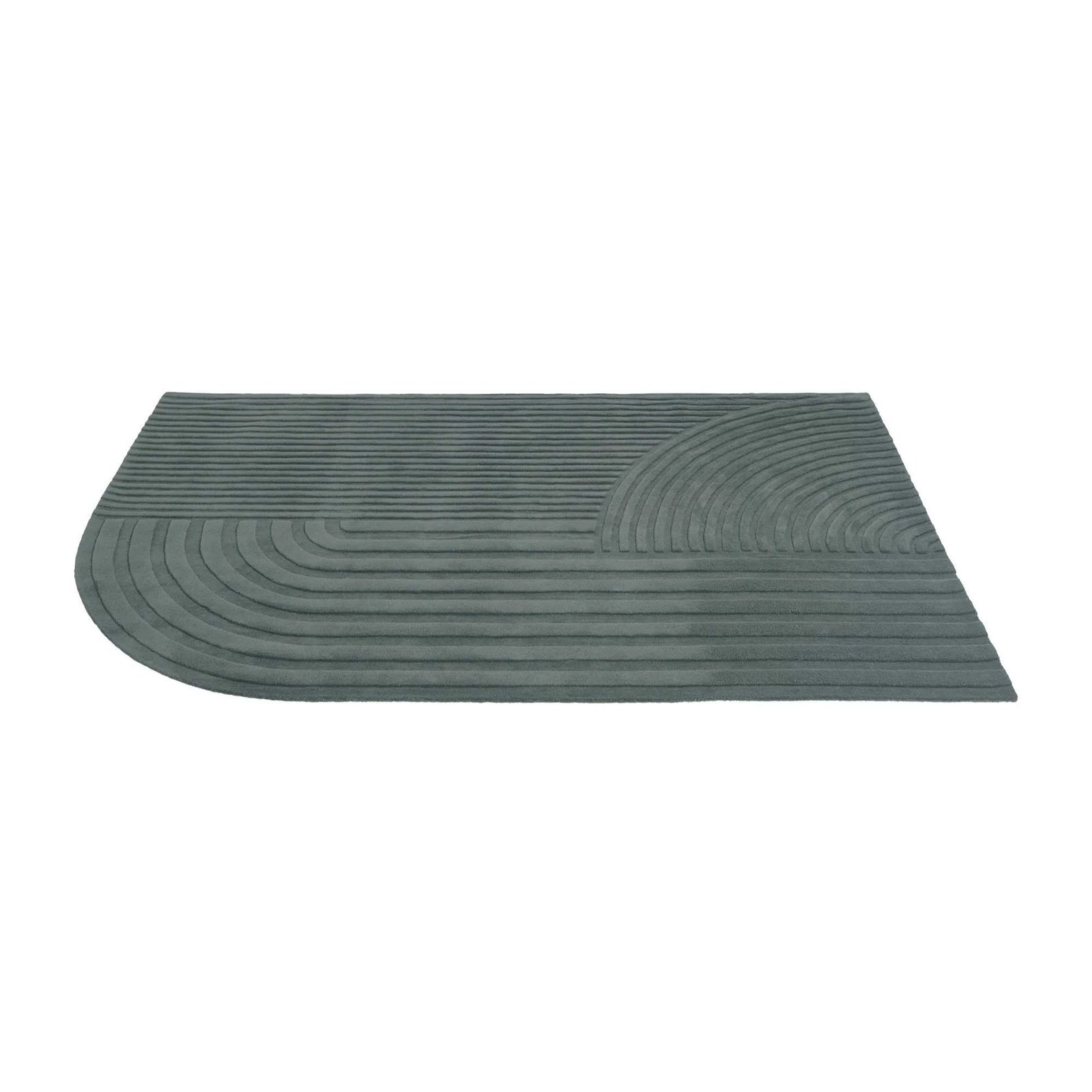 Muuto Relevo rug 170x240, dark green