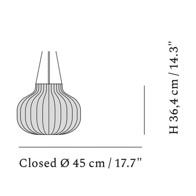 Muuto Strand Pendant Lamp Closed (Ø45)