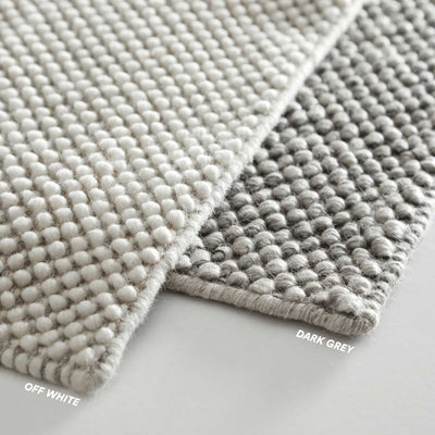Woud Tact carpet, dark grey (90x140 cm)