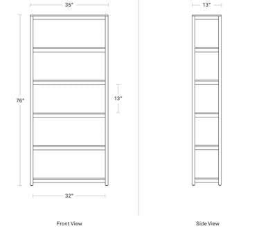 Blu Dot Open Plan Tall Bookcase