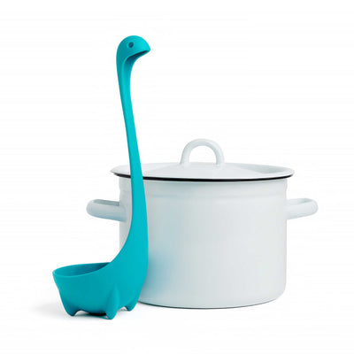 Ototo Design Jumbo Nessie Soup Ladle, Turquoise