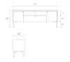 Blu Dot Peek 2 Door 2 Drawer Console