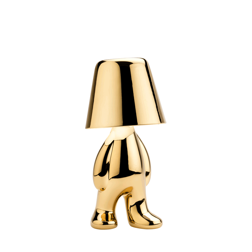 Qeeboo Golden Brothers portable lamp, Tom
