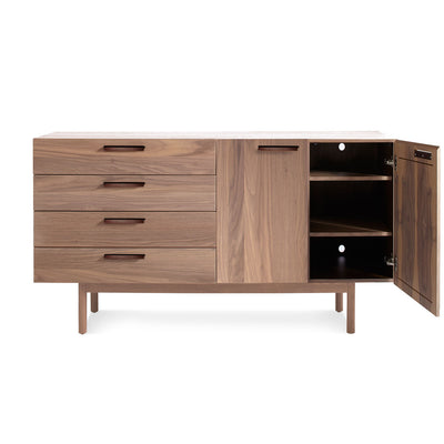 Blu Dot Shale 4 Drawer / 2 Door Credenza