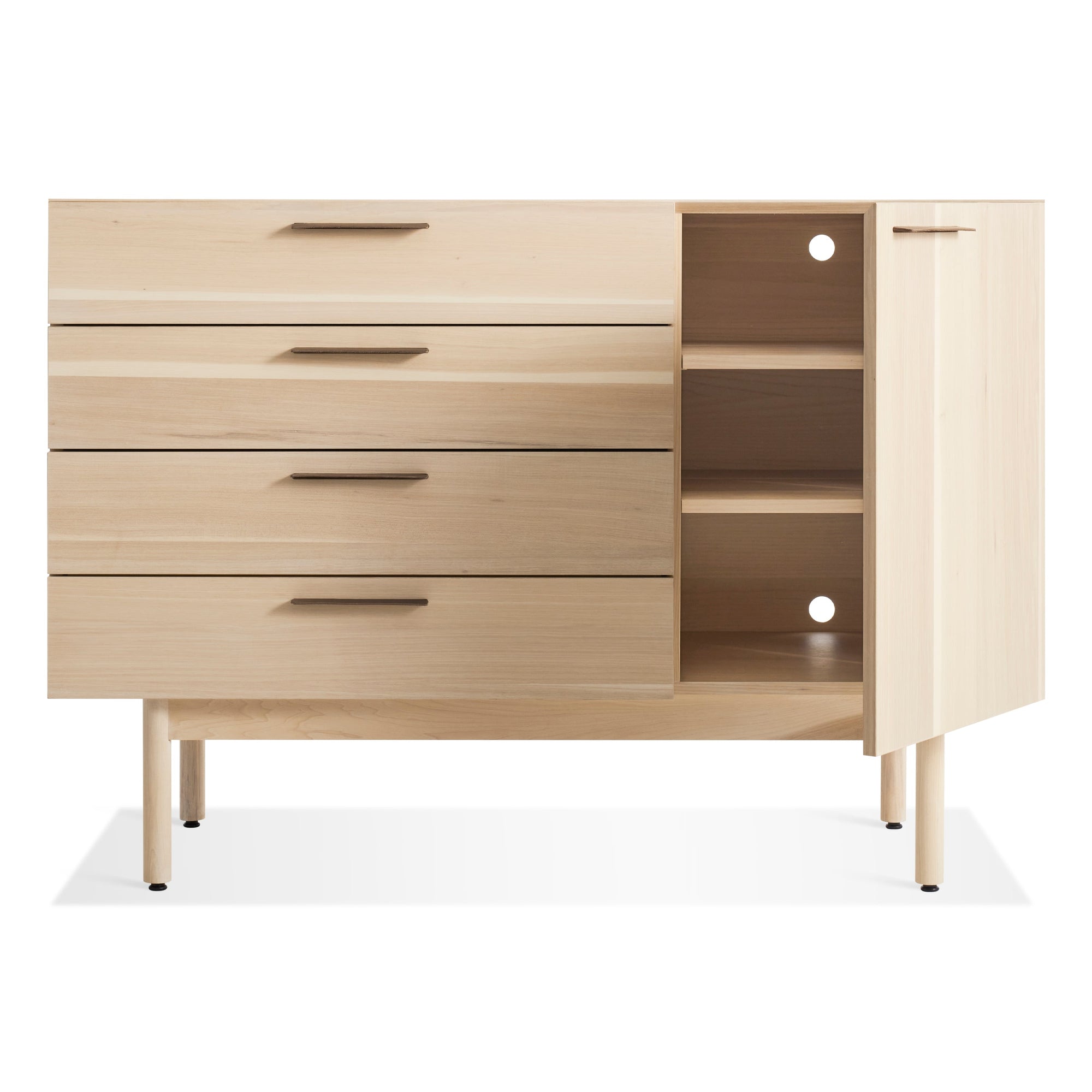 Blu Dot Shale 4 Drawer / 1 Door Credenza