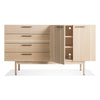 Blu Dot Shale 4 Drawer / 2 Door Credenza