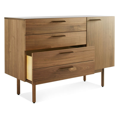 Blu Dot Shale 4 Drawer / 1 Door Credenza