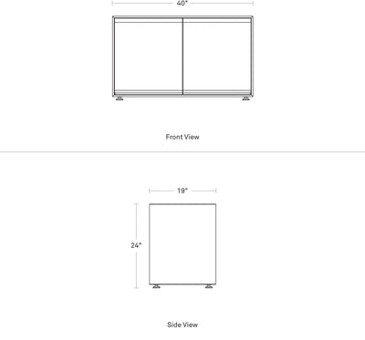 Blu Dot Superchoice 2 Door Credenza