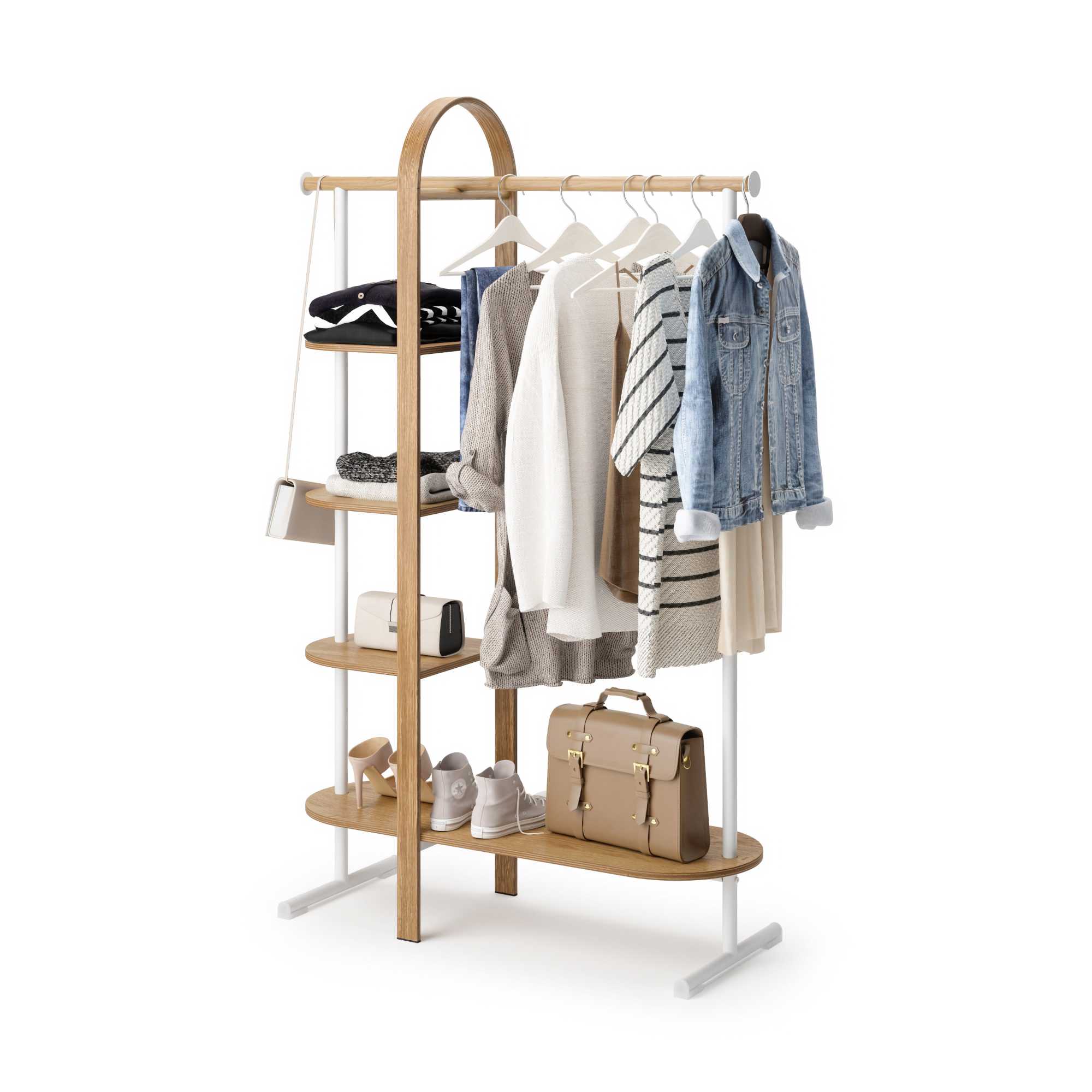 Amazon.com: Clothing Garment Rack with Shelves, Metal Cloth Hanger Rack  Stand Clothes Drying Rack for Hanging Clothes,with Top Rod Organizer Shirt  Towel Rack and Lower Storage Shelf for Boxes Shoes Boots, Black :