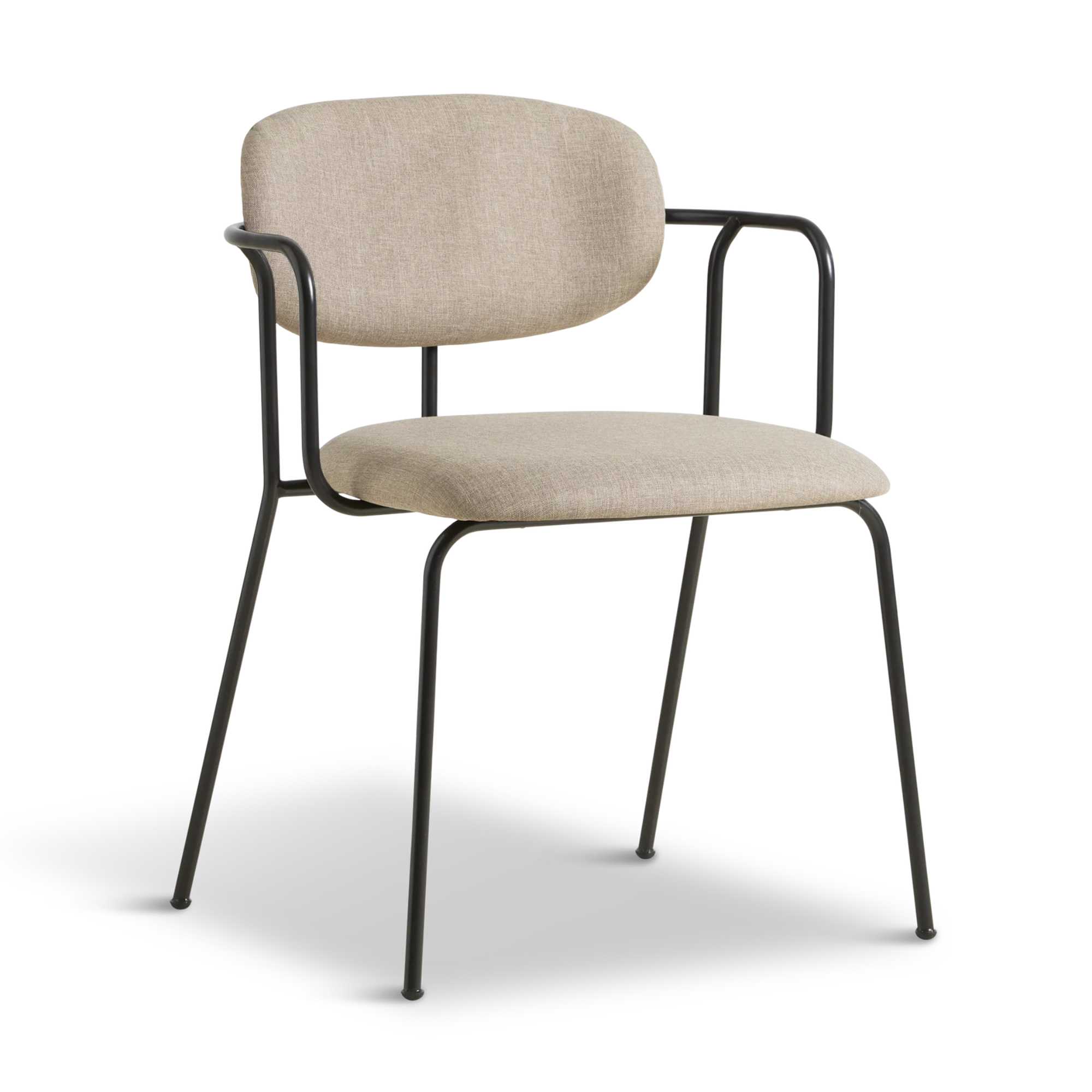 Woud Frame Dining Chair, Beige