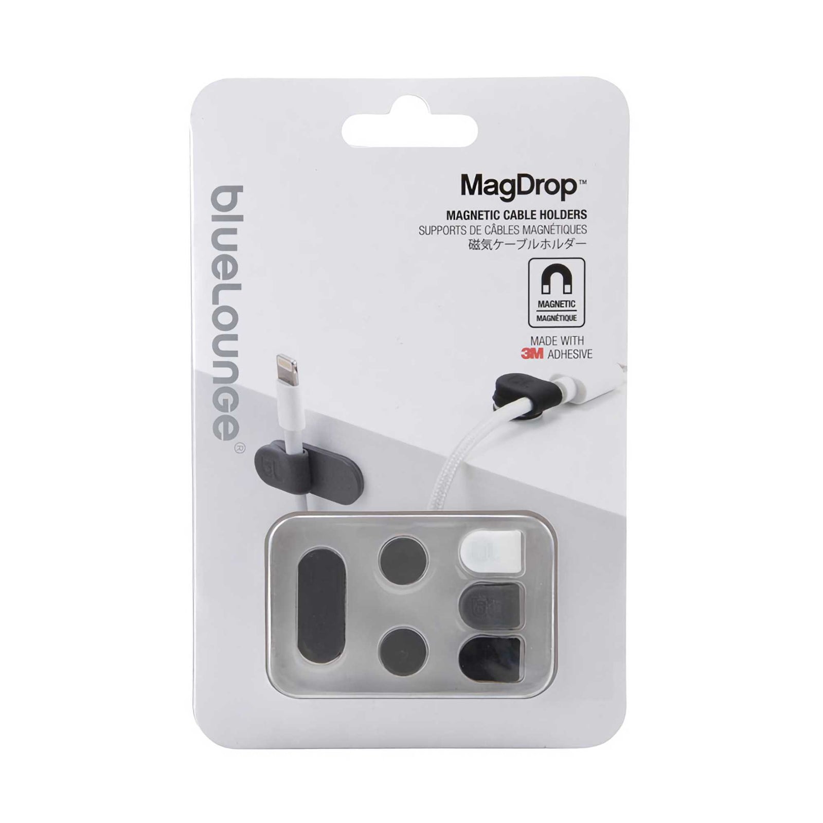 Bluelounge Magdrop magnetic cable holder