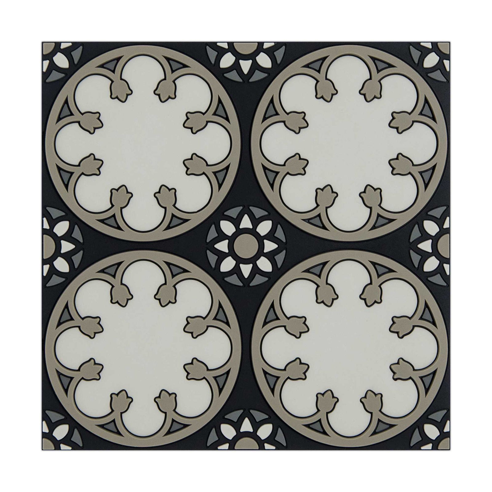 Images d'Orient Silicone Trivet, sejjadeh rosace (18x18 cm)