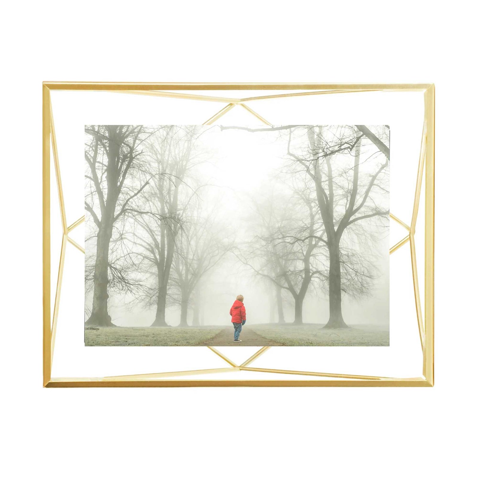 Umbra Prisma Photo Frame 5x7" , Matt Brass