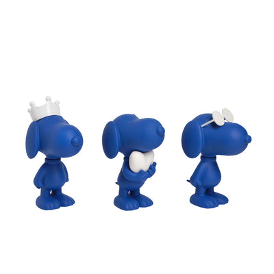 Leblon Delienne Snoopy XS, matt blue (set of 3)