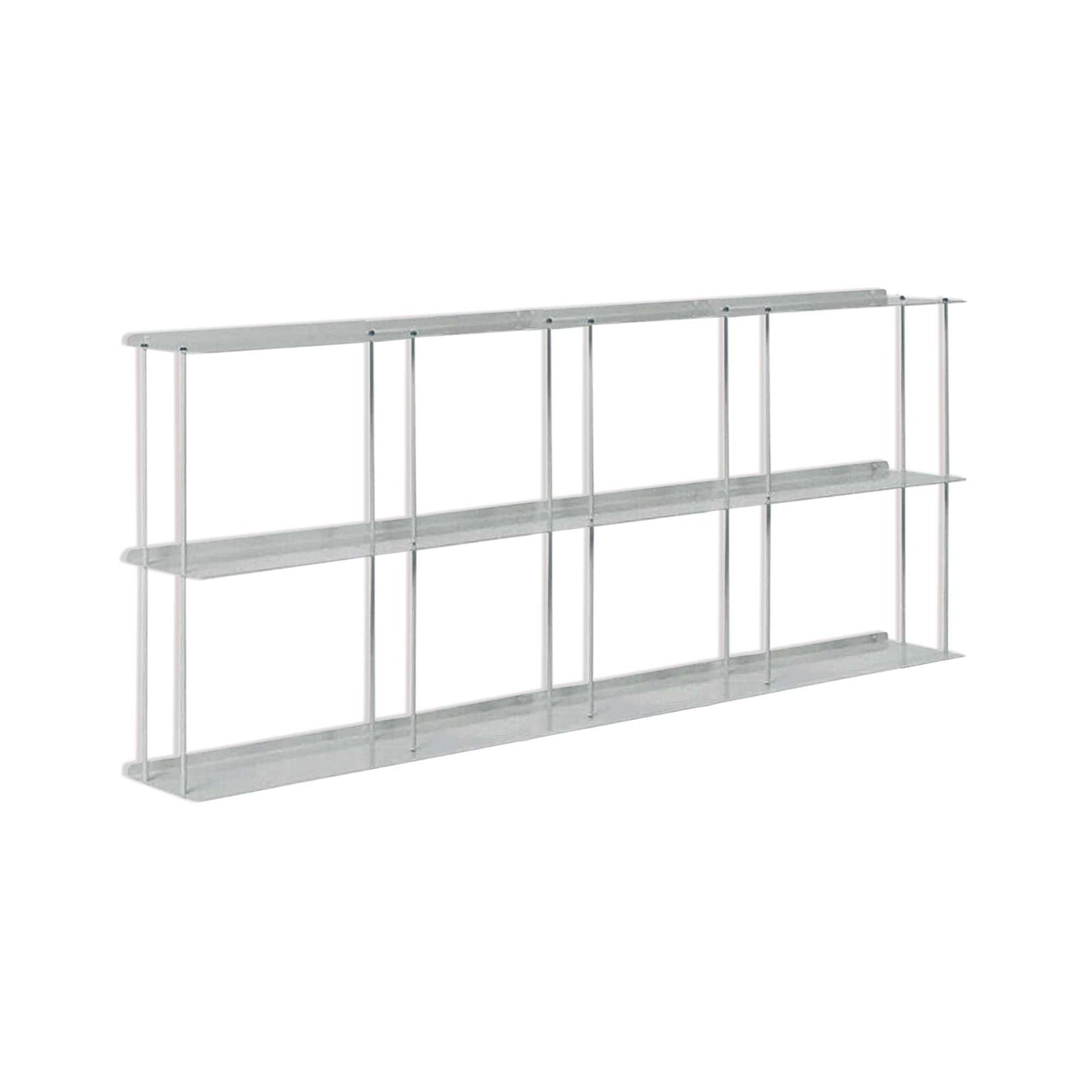 Kriptonite Krossing wall shelf 133x67cm, aluminium