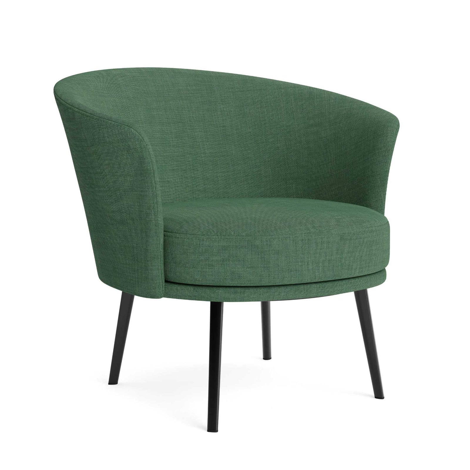 HAY Dorso Swivel Lounge Chair, Olavi16/black