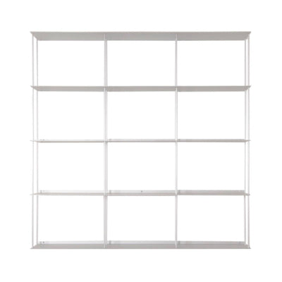 Kriptonite Krossing wall shelf, aluminium (h25cm) (100x100 cm)
