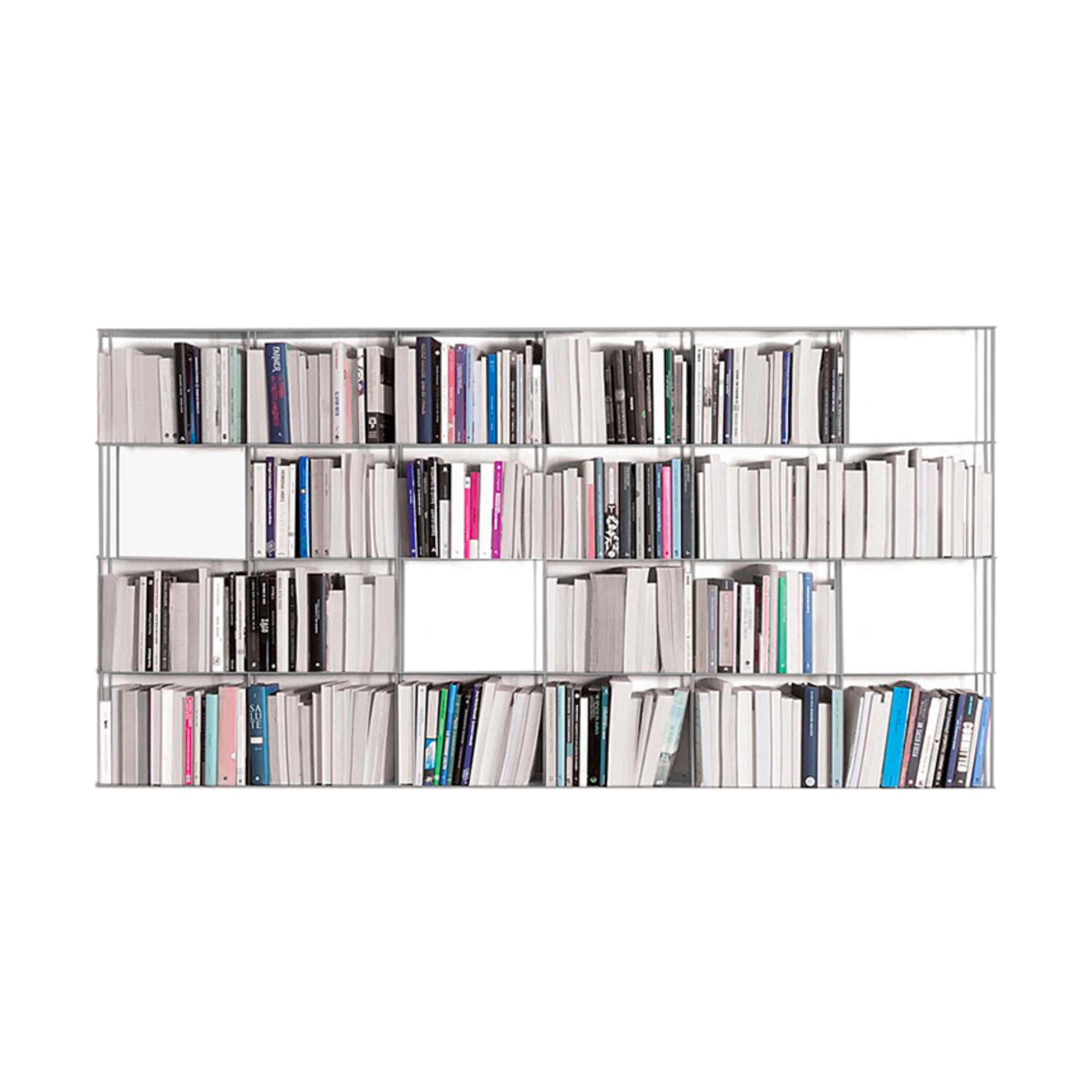 Kriptonite Krossing wall shelf, aluminium (h25cm) (200x100 cm)