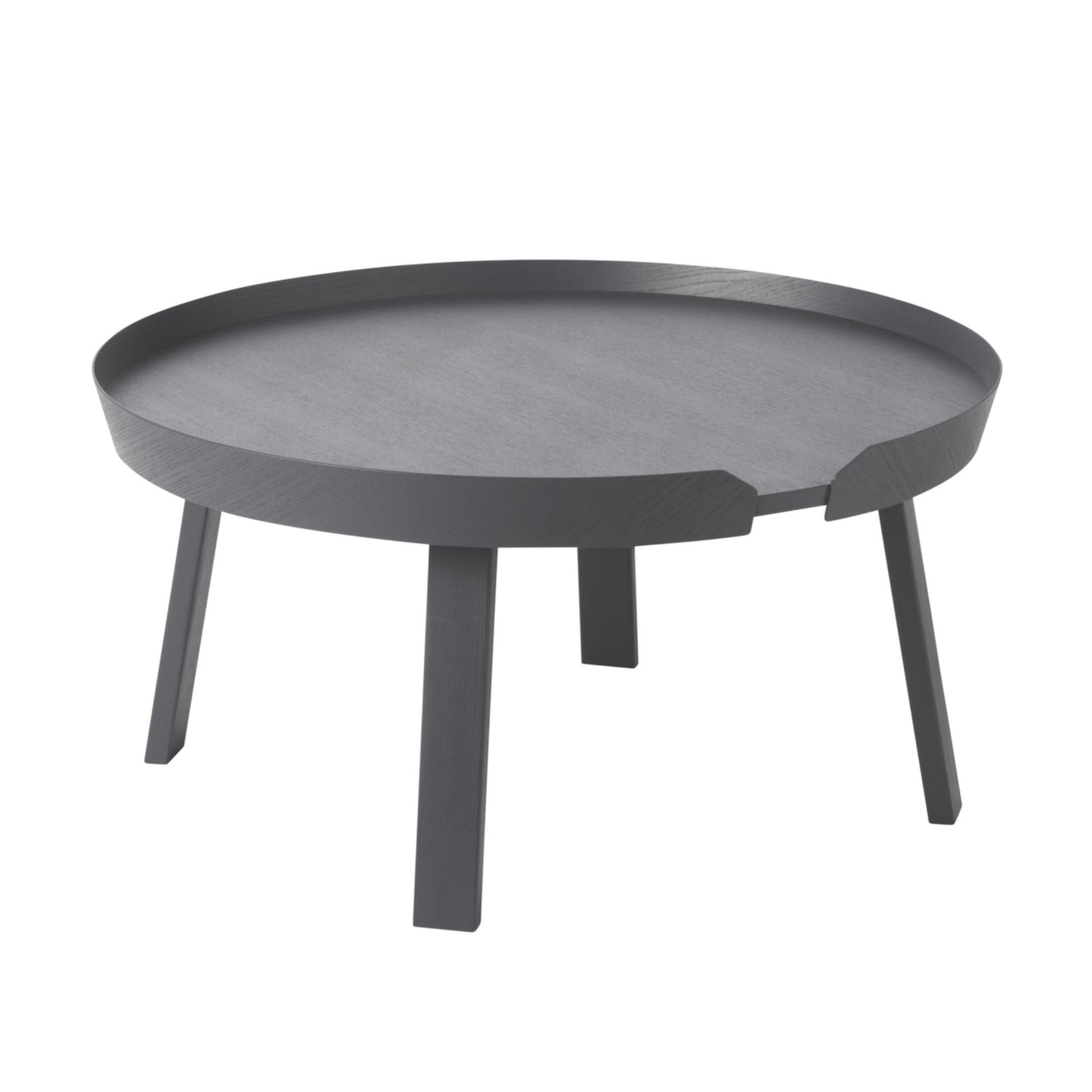 Muuto Around Ø72 coffee table, anthracite