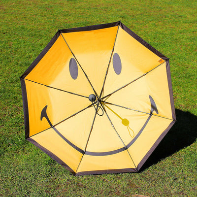 Smiley x Suck UK Folding Umbrella