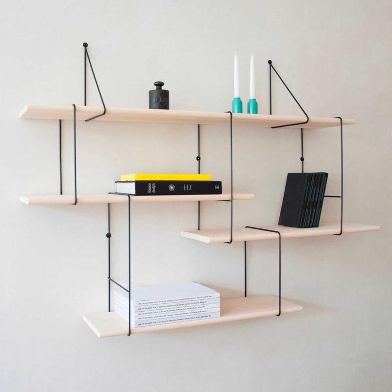 Studio Hausen Link Shelf Setup1, ash/black