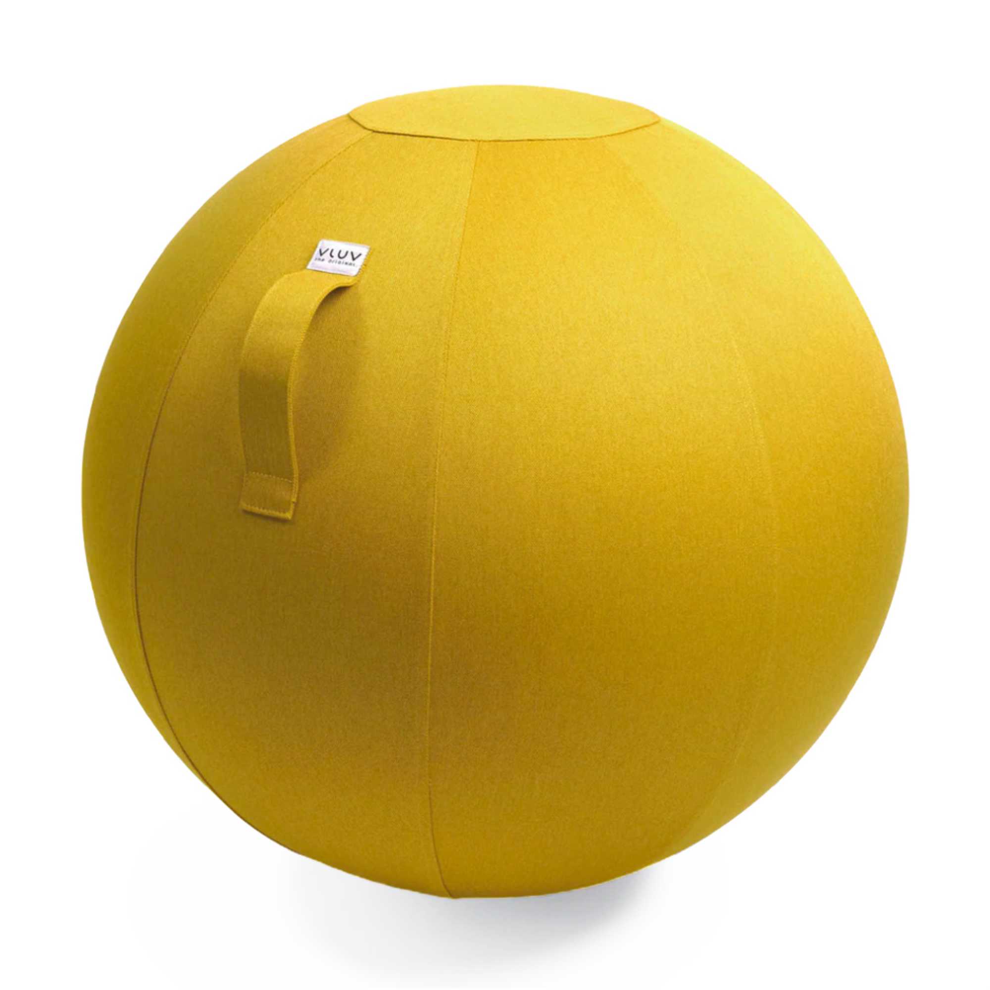 VLUV LEIV active sitting & yoga ball, mustard (Ø65 cm)