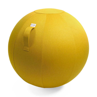 VLUV LEIV active sitting & yoga ball, mustard (Ø65 cm)