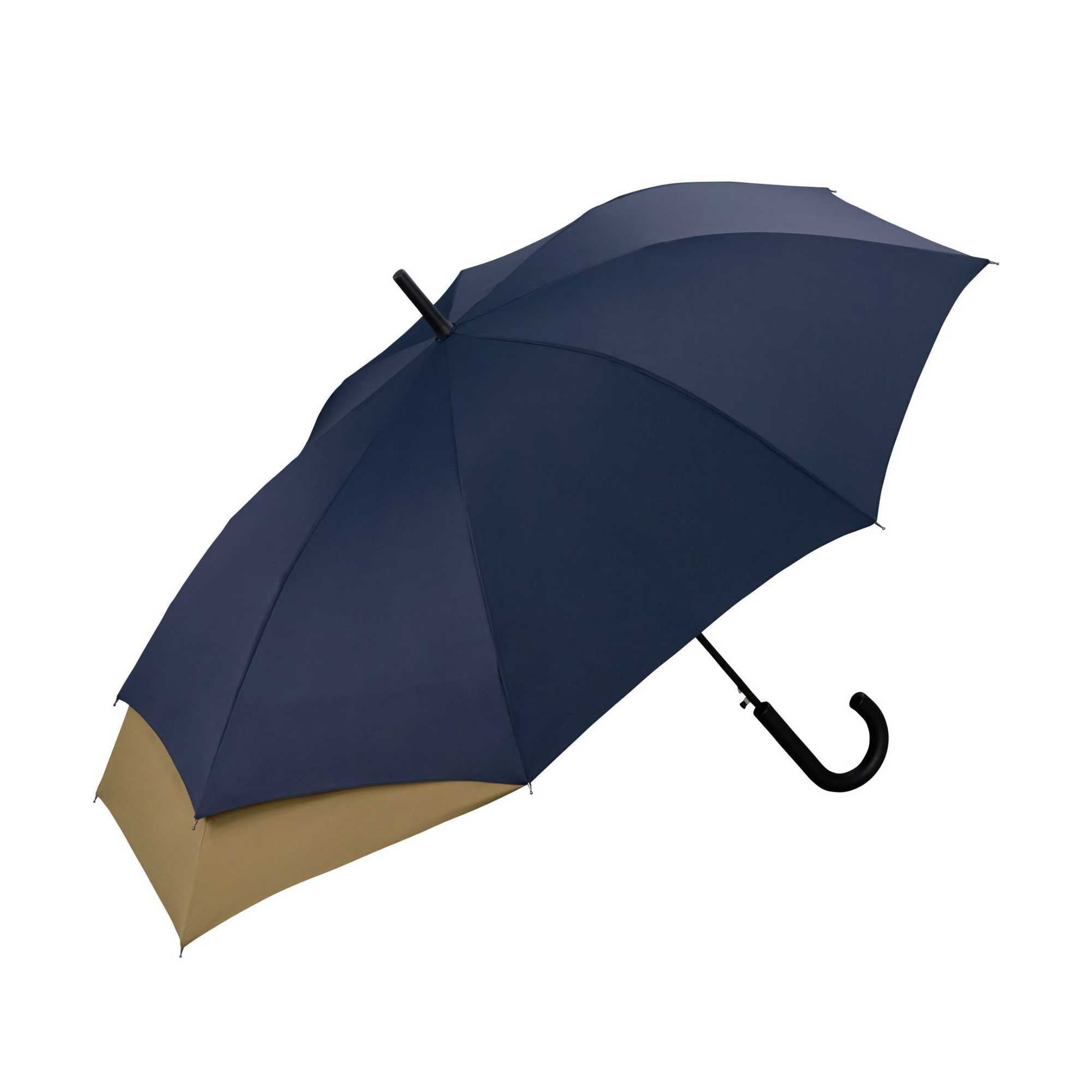 Wpc. Back Protect umbrella, navy/camel