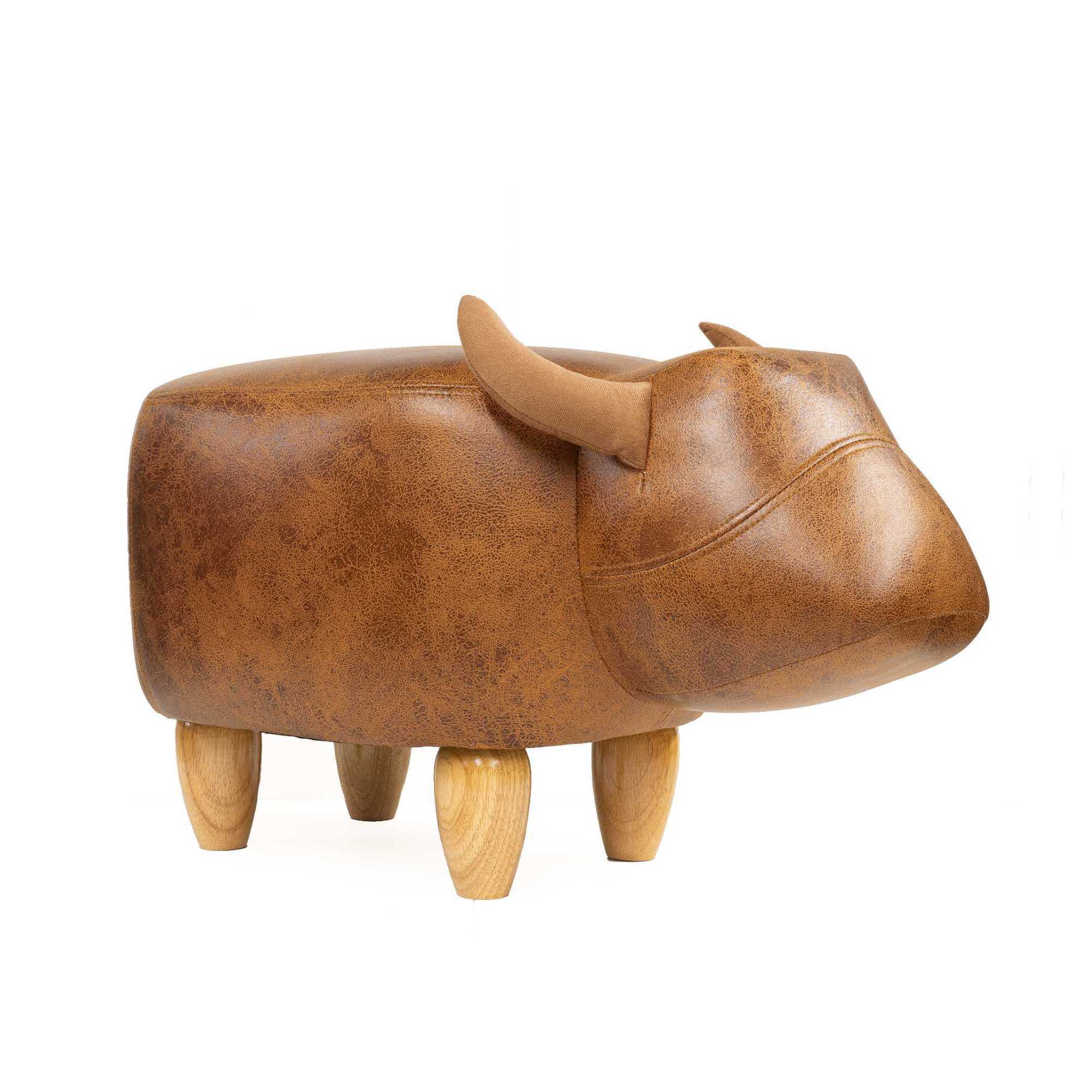 Liberty animal stool, brown cow