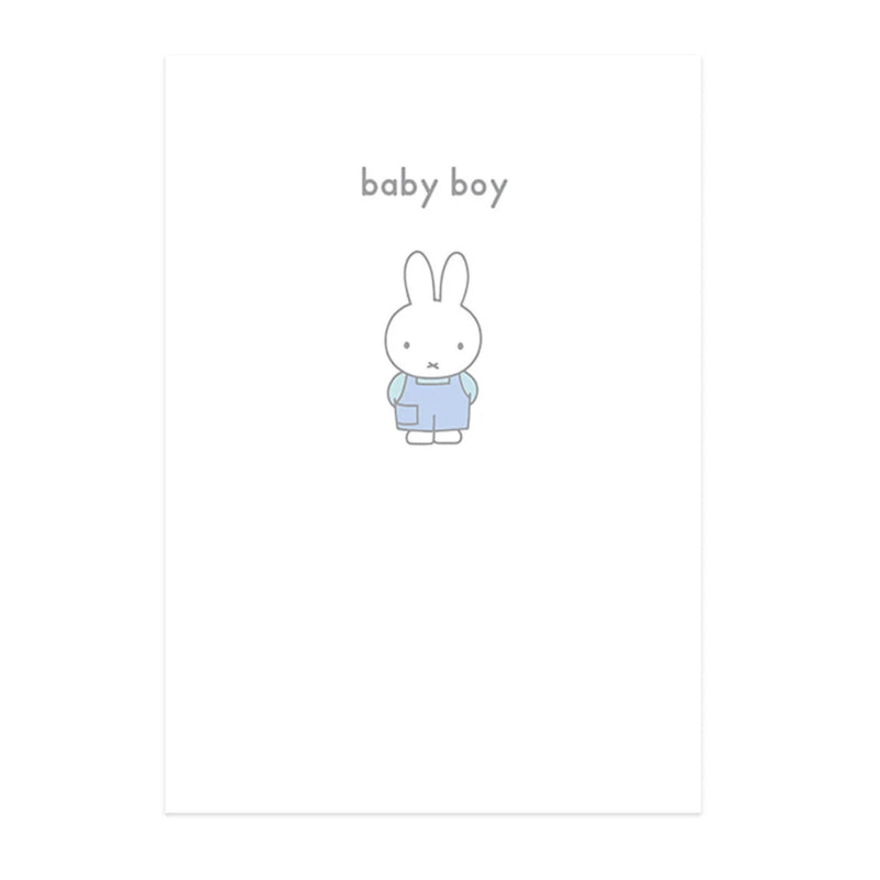 Hype Miffy message card, baby boy