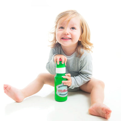 Bitten Design Milked Baby Bottle , Green