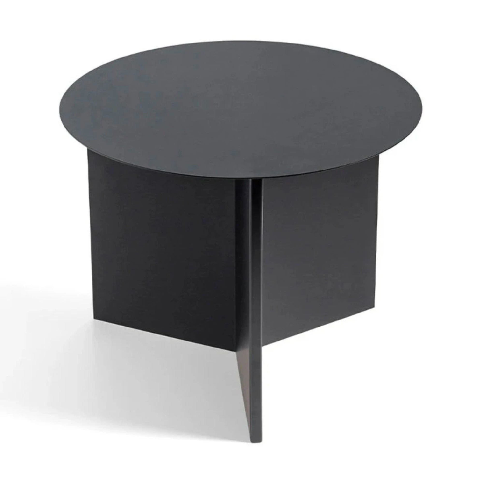 Hay Slit Table Steel Round, black (ø45 cm)