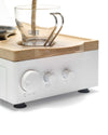 Barisieur Coffee Brewing alarm clock, white