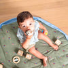 Play&Go SOFT baby playmat and bag, ping pong (ø120cm)
