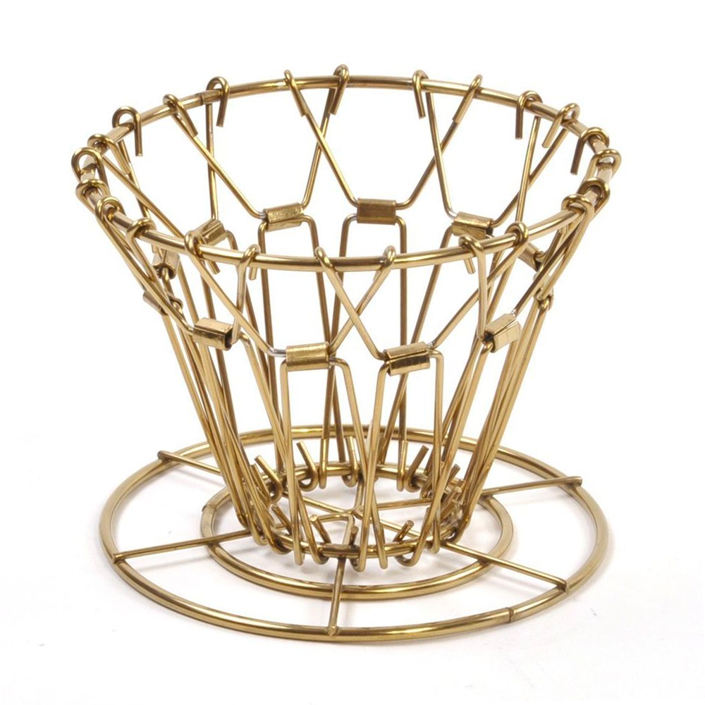 Kikkerland Brass Collapsible Coffee Dripper