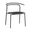 AYTM NOVO dining chair , black - gold