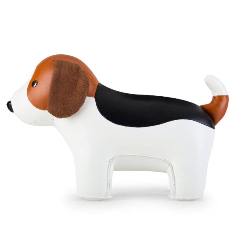 Zuny Bookend Classic Beagle, white/tan