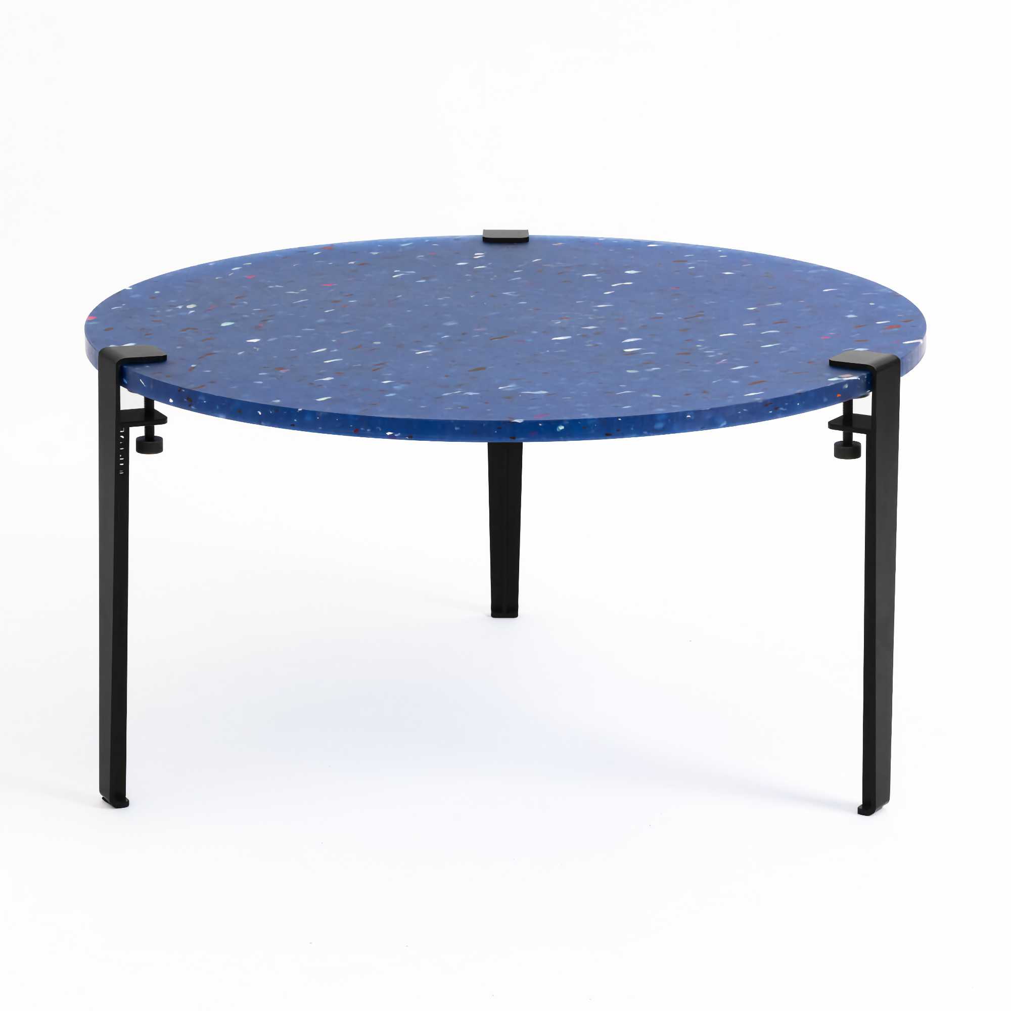 Tiptoe Pacifico coffee table, blue/mineral blue (Ø80 cm)