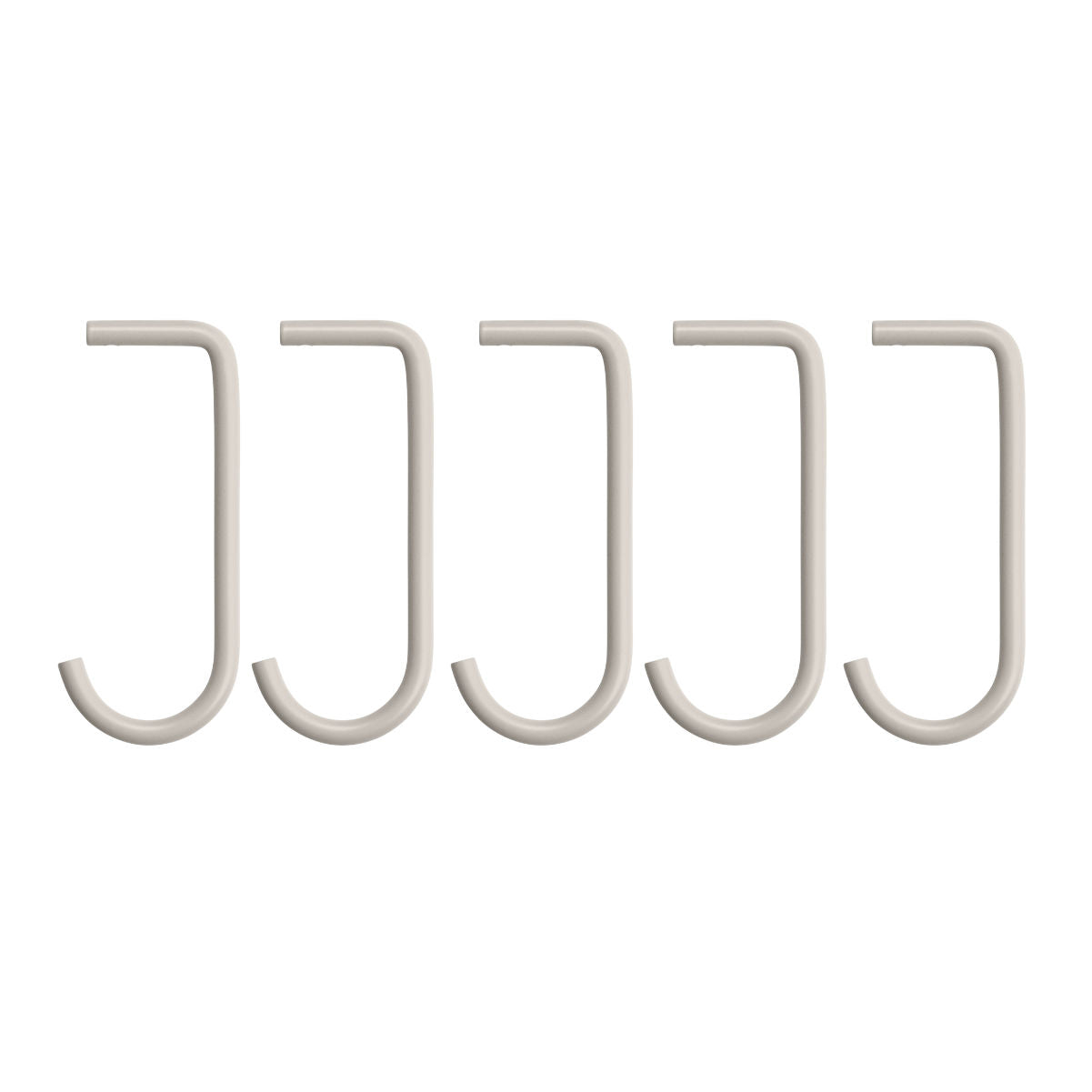 String Shelving System Metal Hook J, 5-pack
