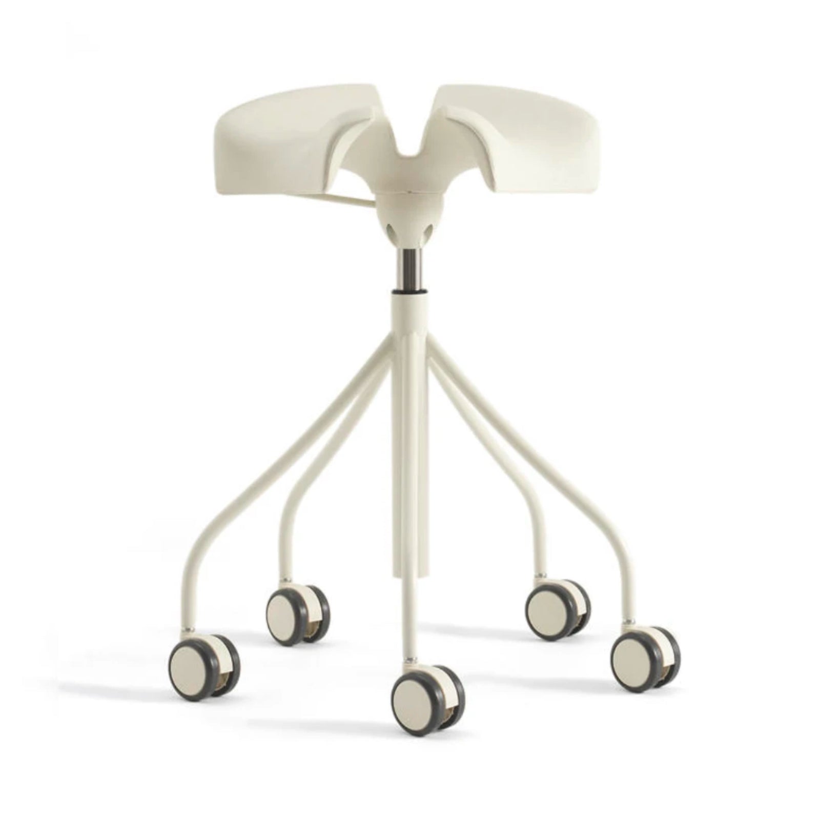 BD Barcelona Binaria ergonomic stool, white
