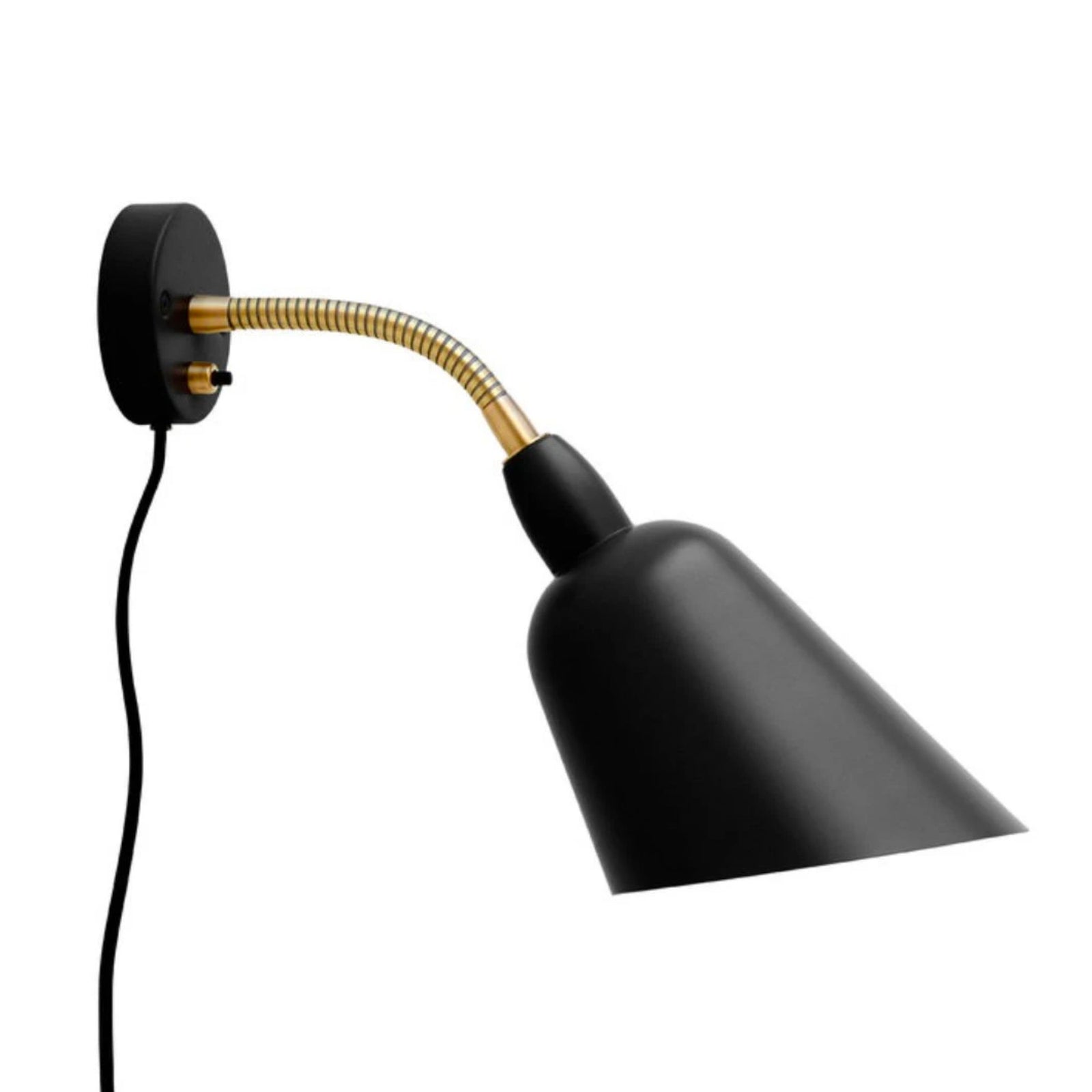 &Tradition AJ9 Bellevue Wall Lamp , Black/Brass