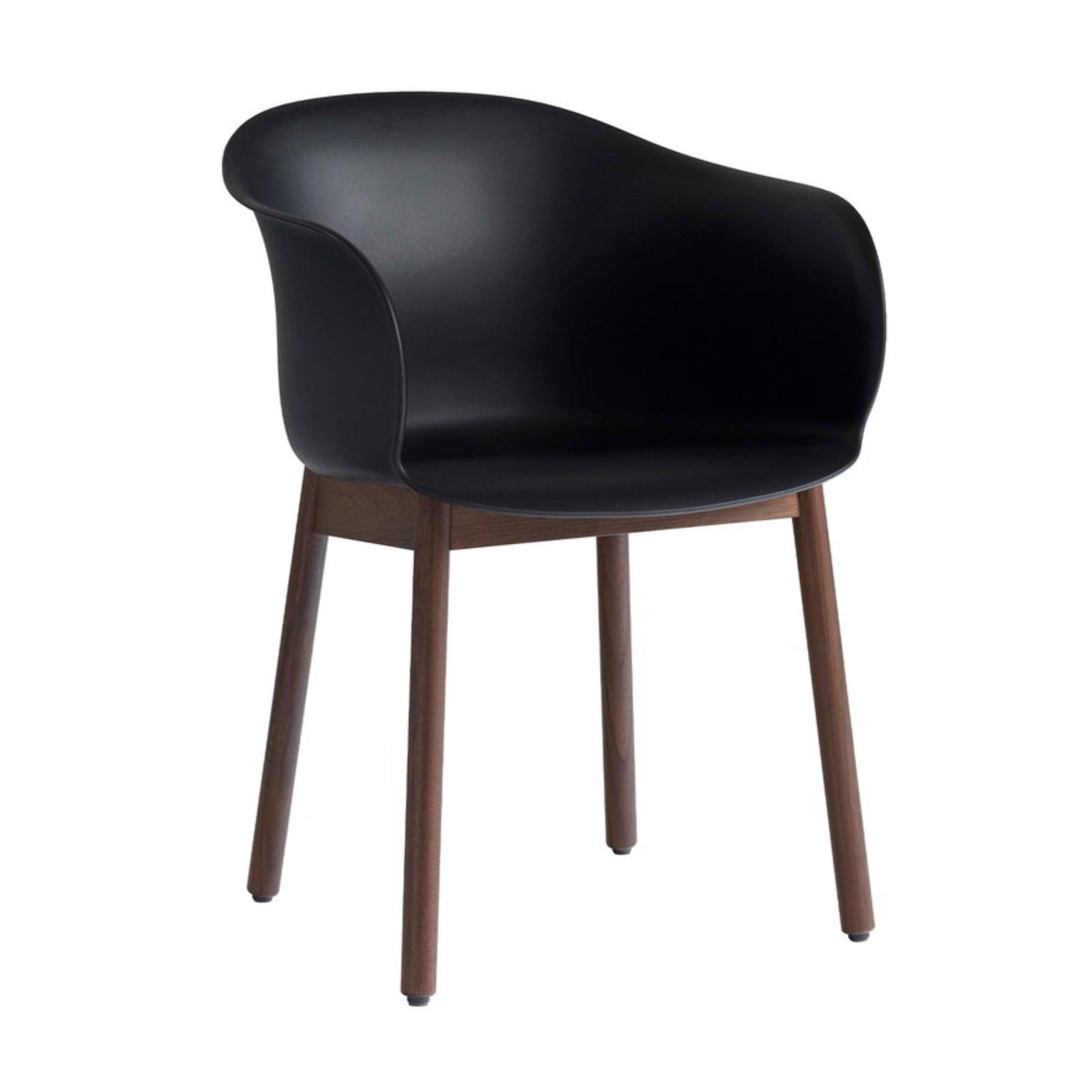 &Tradition JH30 Elefy Chair , Black/Walnut