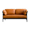 HAY Can 2-Seater Sofa 2.0, black - black - silk0250