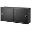 String Cabinet with Sliding Doors 78 * 37 * 20cm
