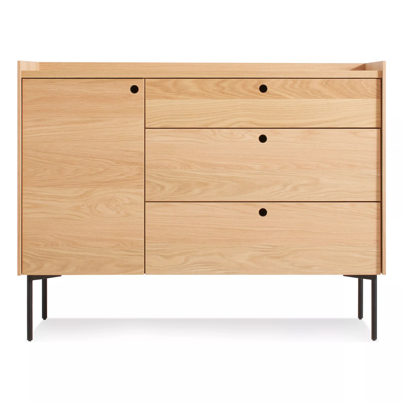 Blu Dot Peek 1 Door with 3 Drawers Credenza