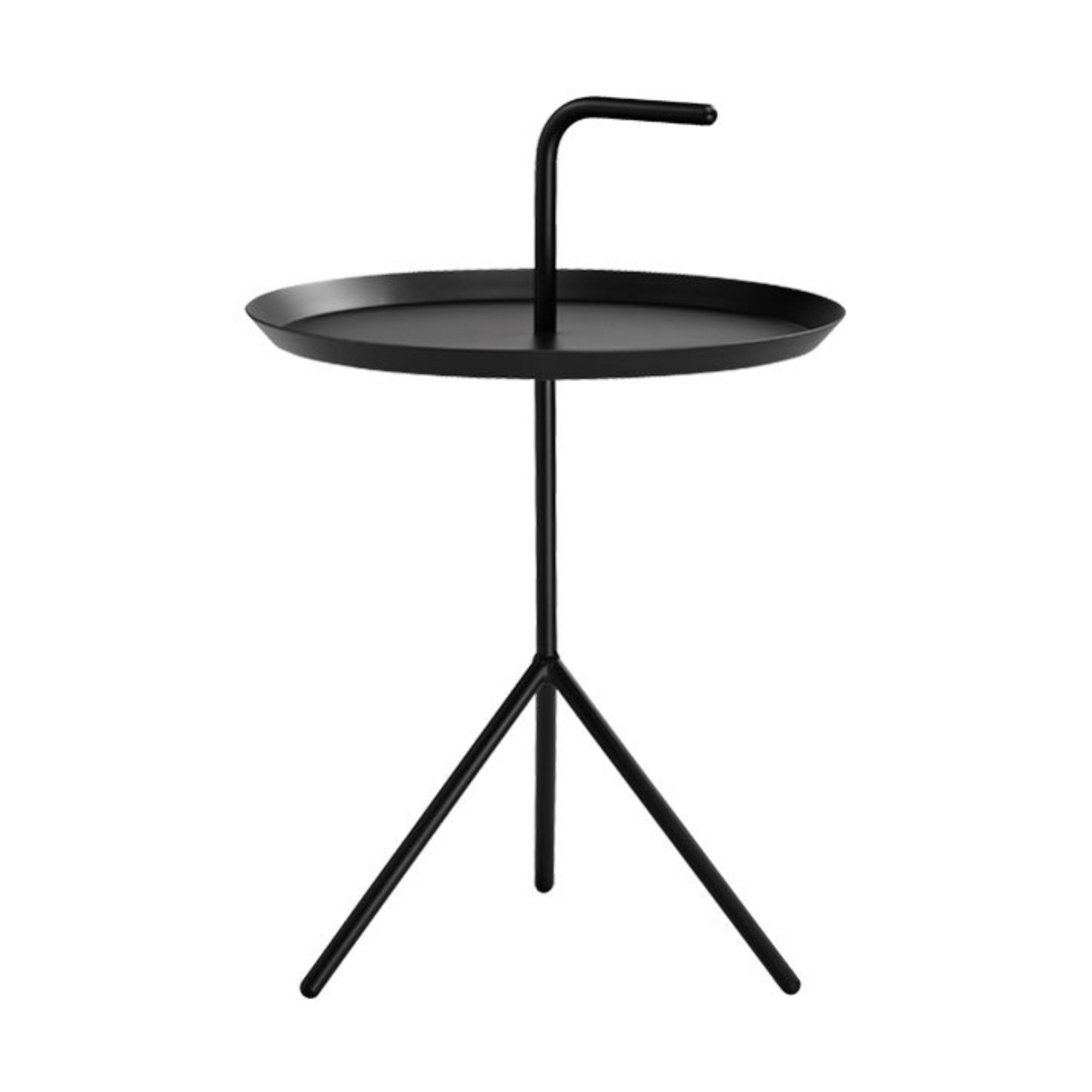 HAY DLM XL side table, black (Ø48 cm)