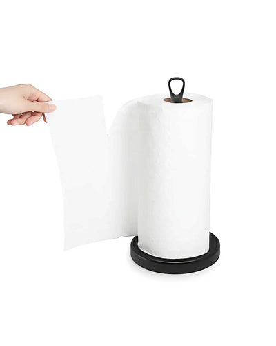 Umbra Ribbon paper towel holder, black