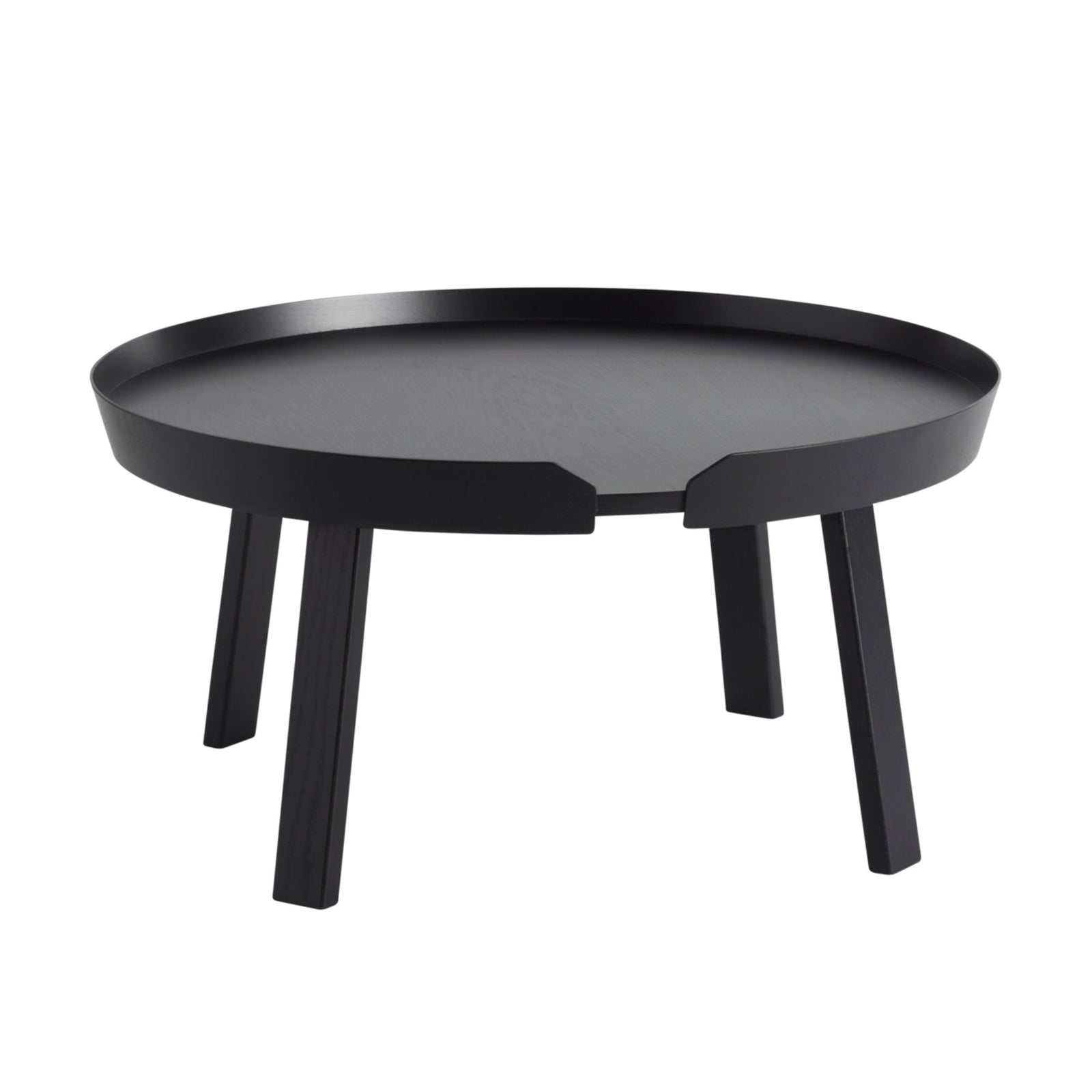 Muuto Around Ø72 coffee table, black
