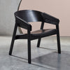 Muuto Cover lounge chair, refine leather black/black