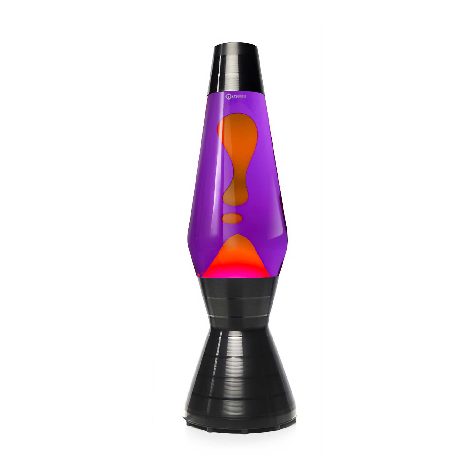 Mathmos Astro Vinyl lava lamp, violet/orange (43 cm)